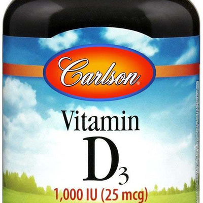 Carlson Labs Vitamin D3, 1000 IU - 250 softgels