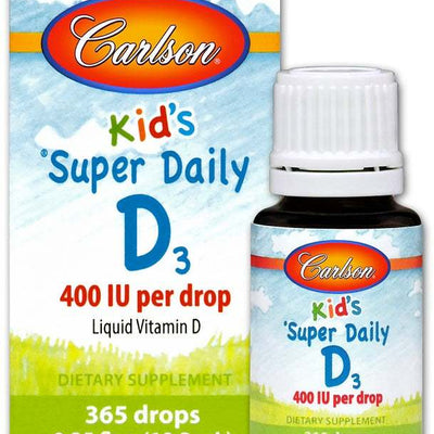 Carlson Labs Kid's Super Daily D3, 400 IU - 10 ml.