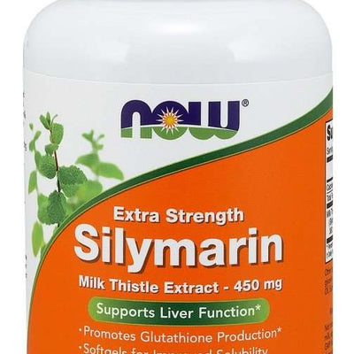 NOW Foods Extra Strength Milk Thistle Extract, 450mg - 120 softgels