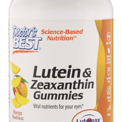 Doctor's Best Lutein & Zeaxanthin, Mango Madness - 60 gummies