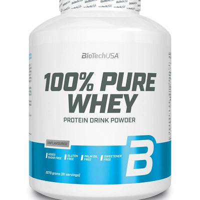 BioTechUSA 100% Pure Whey, Unflavoured - 2270 grams