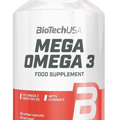 BioTechUSA Mega Omega 3 - 180 caps