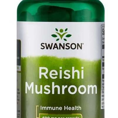 Swanson Reishi Mushroom, 600mg - 60 caps