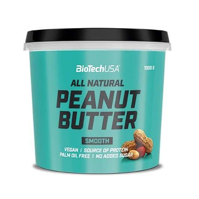 BioTechUSA Peanut Butter, Smooth - 1000 grams