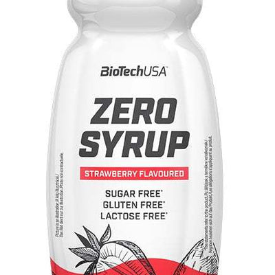 BioTechUSA Zero Syrup, Strawberry - 320 ml.
