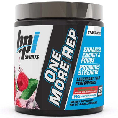 BPI Sports One More Rep, Raspberry Tea - 250 grams
