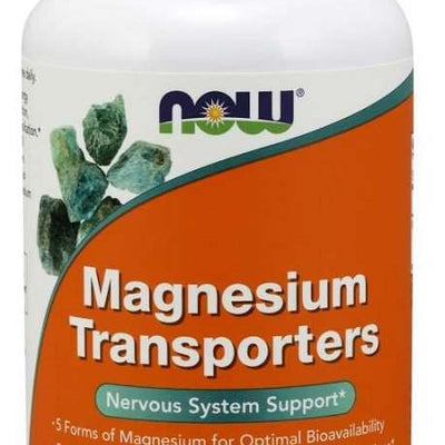 NOW Foods Magnesium Transporters - 180 vcaps