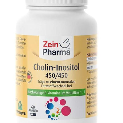 Zein Pharma Choline-Inositol 450/450mg - 60 caps