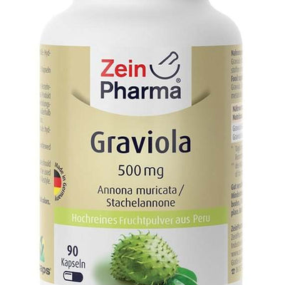 Zein Pharma Graviola, 500mg - 90 caps