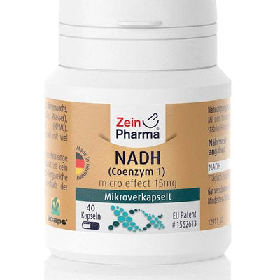 Zein Pharma NADH (Coenzyme 1), 15mg - 40 caps