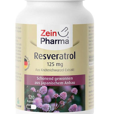Zein Pharma Resveratrol, 125mg - 120 caps