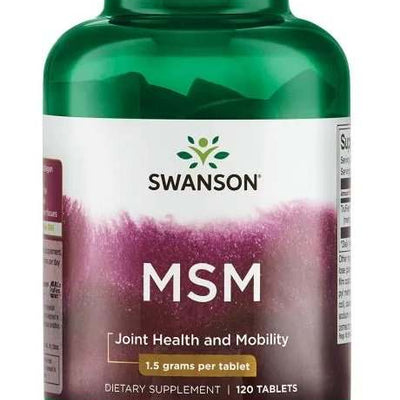 Swanson MSM, 1500mg - 120 tablets