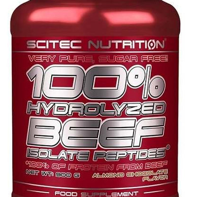 SciTec 100% Hydrolyzed Beef Isolate Peptides, Almond-Chocolate - 900 grams