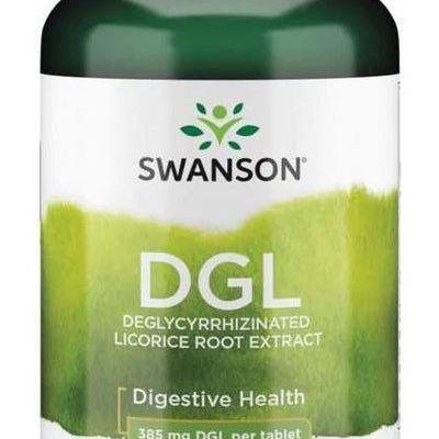 Swanson DGL, 385mg - 180 chewable tablets