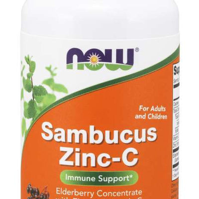 NOW Foods Sambucus Zinc-C - 60 lozenges