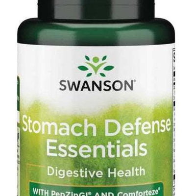 Swanson Stomach Defense Essentials with PepZinGI and Comforteze - 60 vcaps