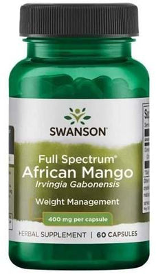 Swanson Full Spectrum African Mango (Irvingia Gabonensis), 400mg - 60 caps