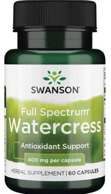 Swanson Full Spectrum Watercress, 400mg - 60 caps
