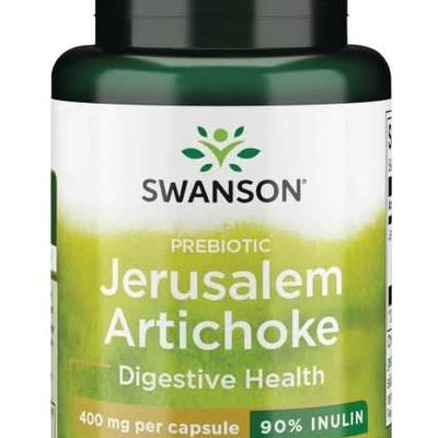 Swanson Prebiotic Jerusalem Artichoke, 400mg - 60 caps