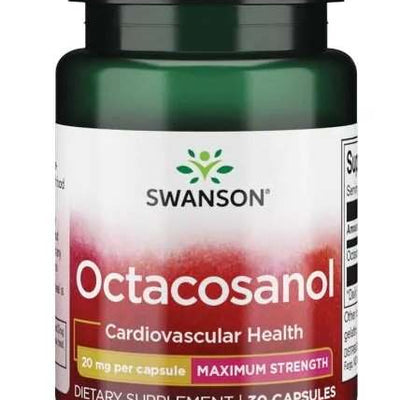 Swanson Octacosanol, Maximum-Strength 20mg - 30 caps