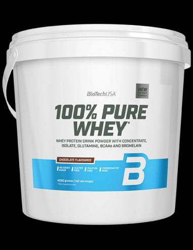 BioTechUSA 100% Pure Whey, Chocolate - 4000 grams