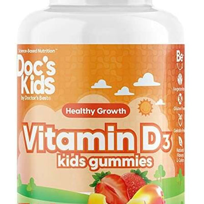 Doctor's Best Vitamin D3 Kid's Gummies, Fruit Flavours - 60 gummies