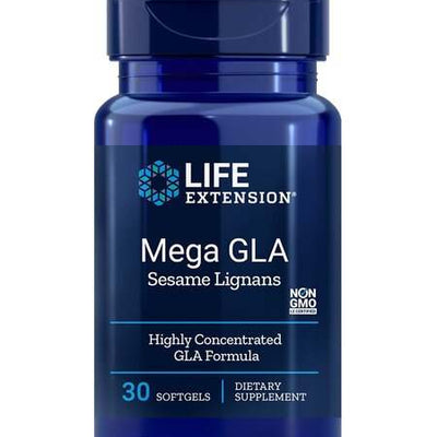 Life Extension Mega GLA with Sesame Lignans - 30 softgels