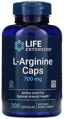 Life Extension L-Arginine Caps, 700mg - 200 caps