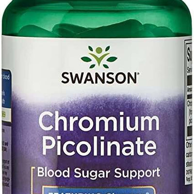 Swanson Chromium Picolinate Featuring Chromax, 200mcg - 60 caps