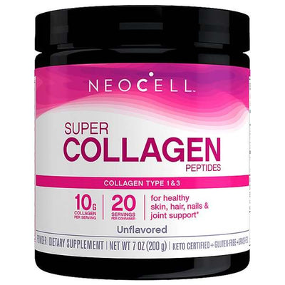 NeoCell Super Collagen Peptides Type 1 & 3, Unflavored - 200 grams