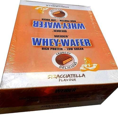 Weider Whey-Wafer, Stracciatella - 12 x 35g