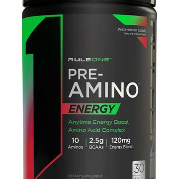 Rule One Pre-Amino Energy, Watermelon Splash - 252 grams