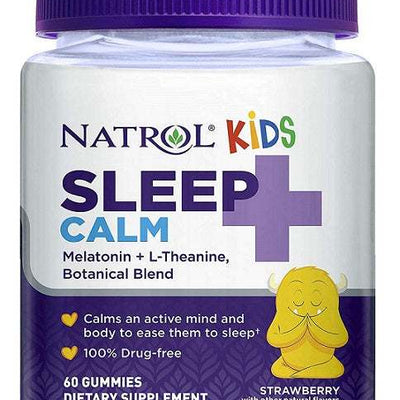 Natrol Kids Sleep + Calm, Strawberry - 60 gummies