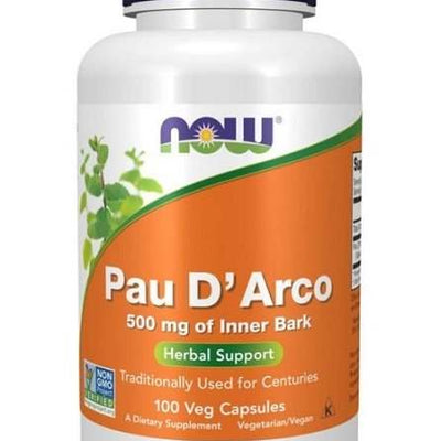 NOW Foods Pau D'Arco, 500mg - 100 vcaps