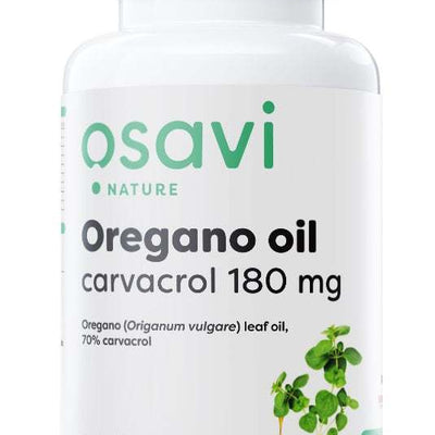 Osavi Oregano Oil Carvacrol, 180mg - 120 enteric caps
