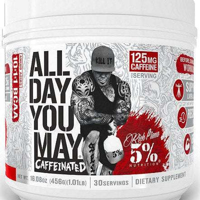 5% Nutrition AllDayYouMay Caffeinated - Legendary Series, Southern Sweet Tea - 462 grams