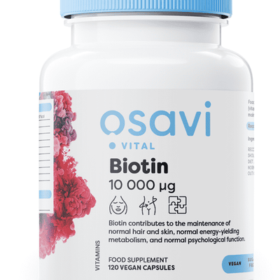 Osavi Biotin, 10mg Extra Strength - 120 vegan caps