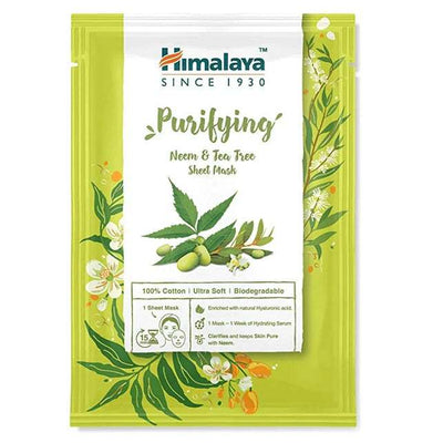 Himalaya Purifying Neem & Tea Tree Sheet Mask - 30 ml.