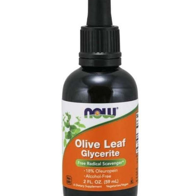 NOW Foods Olive Leaf Glycerite - 59 ml.
