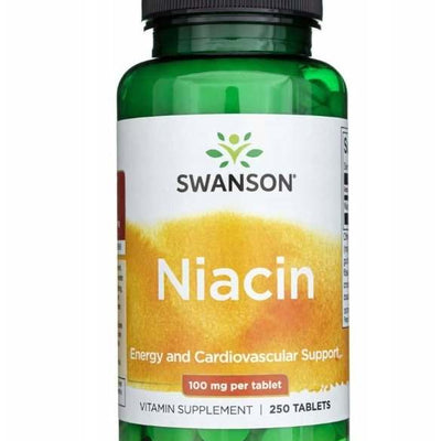 Swanson Niacin, 100mg - 250 tablets