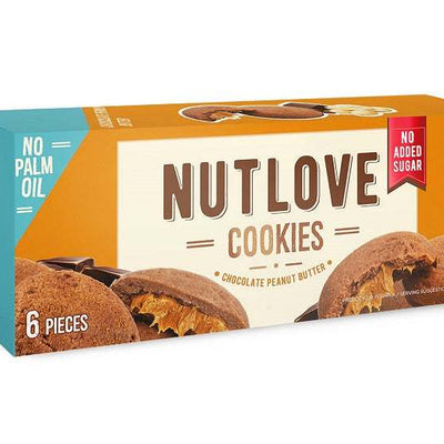 Allnutrition Nutlove Cookies, Chocolate Peanut Butter - 6 cookies