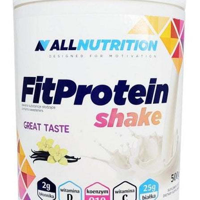 Allnutrition Fit Protein Shake, Vanilla - 500 grams