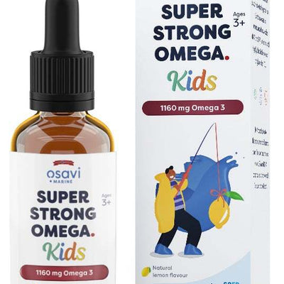 Osavi Super Strong Omega Kids, 1160mg Omega 3 (Lemon) - 50 ml.