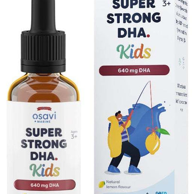Osavi Super Strong DHA Kids, 640mg DHA (Lemon) - 50 ml.