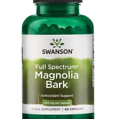 Swanson Full Spectrum Magnolia Bark, 400mg - 60 caps