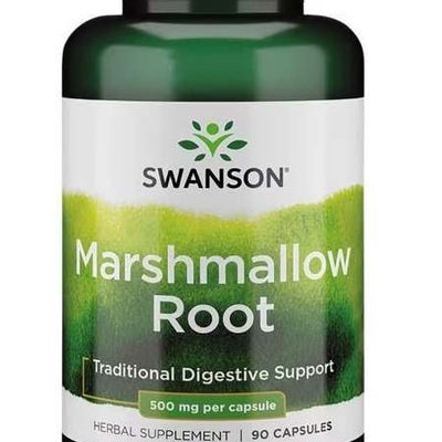 Swanson Marshmallow Root, 500mg - 90 caps