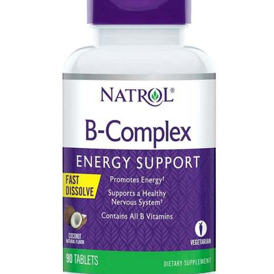 Natrol B-Complex Fast Dissolve, Coconut - 90 tablets