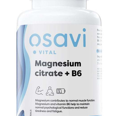 Osavi Magnesium Citrate + B6, 375mg + 4.2mg - 90 vcaps