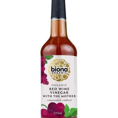 Biona Organic Vinegar, Red Wine - 500 ml.