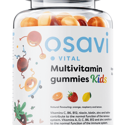 Osavi Multivitamin Gummies Kids, Orange Raspberry Lemon (Sugar free) - 60 gummies